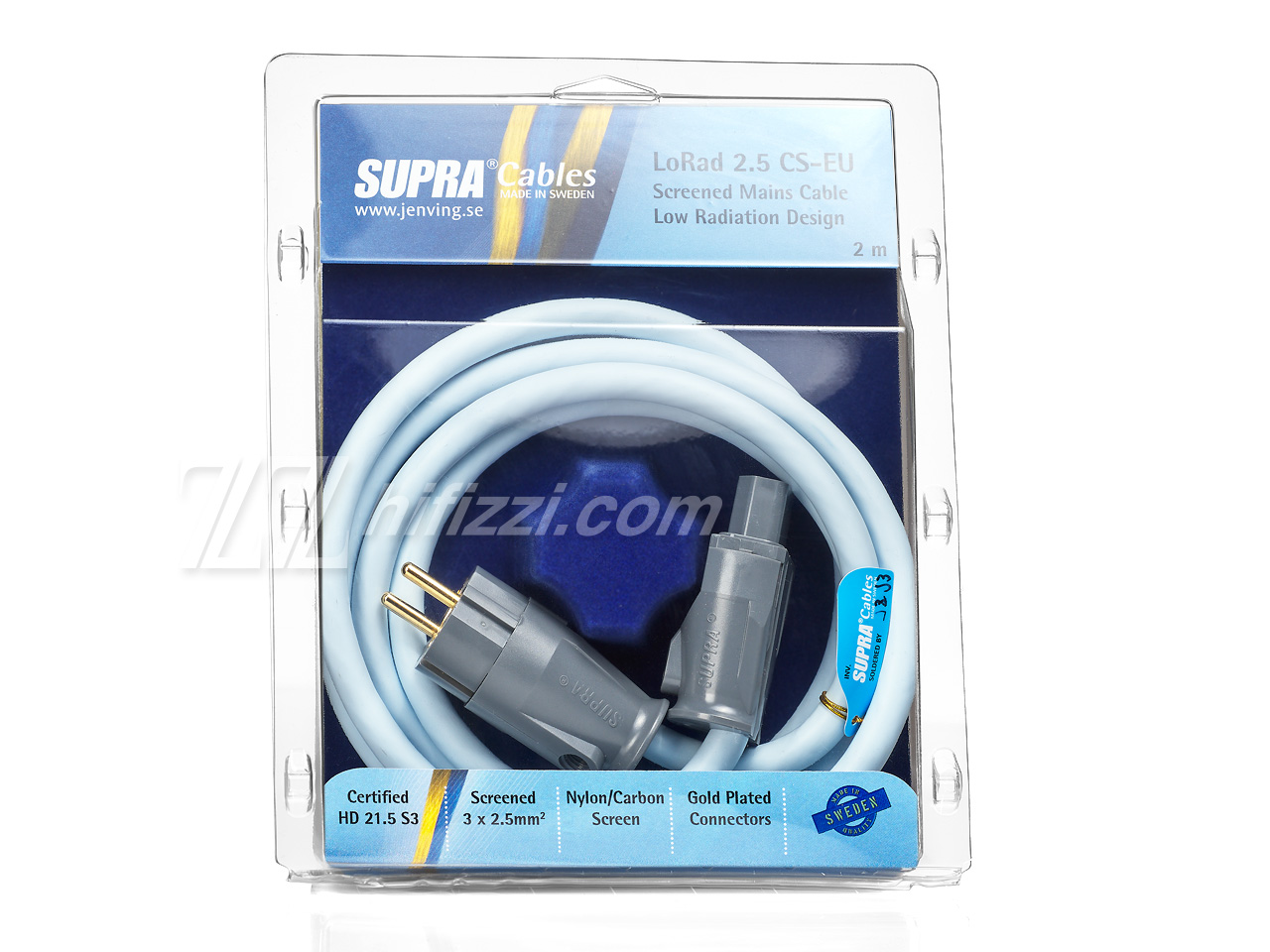 Supra Cables Lorad 2.5 CS-EU 2m